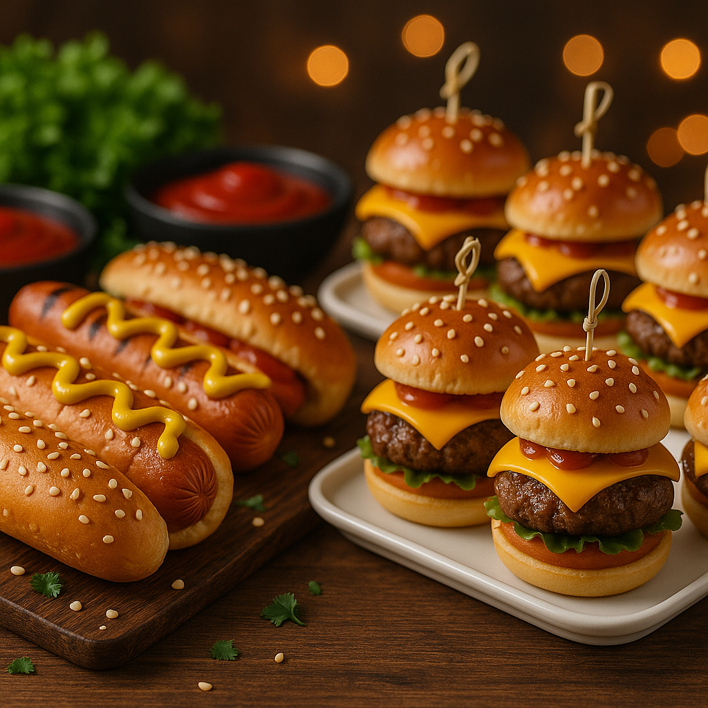 Hamburgers and Hot Dogs